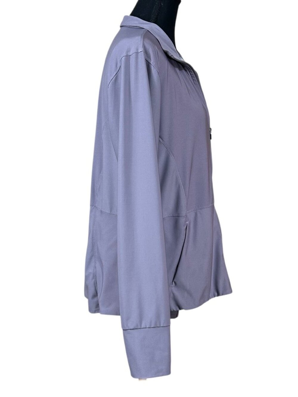 RBX Women's Lavender Sporty Running Yoga Full-Zip Jacket Size XL - Picture 3 of 9